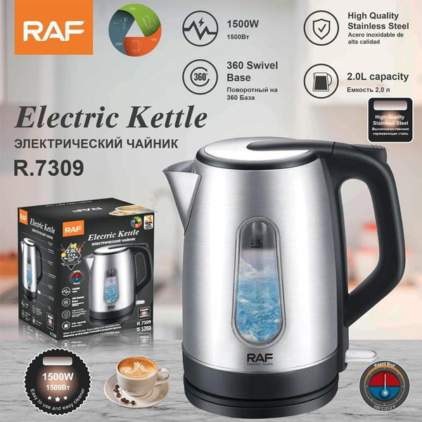 غلاية كهربائية ستانلس 2 لتر 1500 وات – R.7309