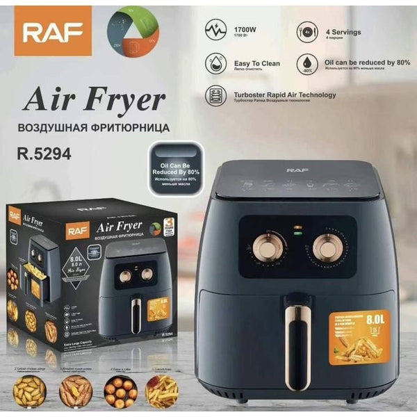 قلاية هوائية بدون زيت – 8 لتر – 1700 واط – RAF R.5294