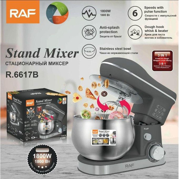 عجان RAF استنلس 1×3 – 1800 وات – 6 لتر – موديل R.6617B