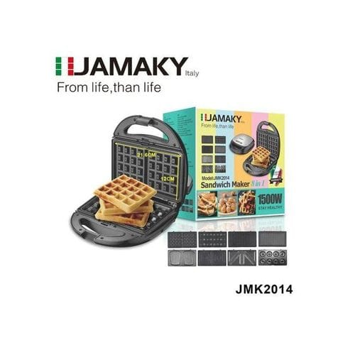 صانعة الساندويتشات متعددة الوظائف 8 في 1 من جاماكي – 1500 وات – Jamaky