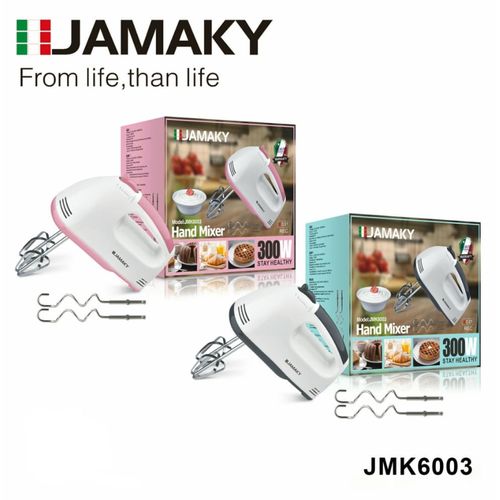 خلاط يدوي مضرب بيض جاماكي إيطاليا – 300 واط – JMK6003