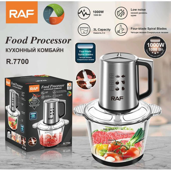 RAF كبة تقطيع الخضروات واللحوم – 1000 وات – 3 لتر