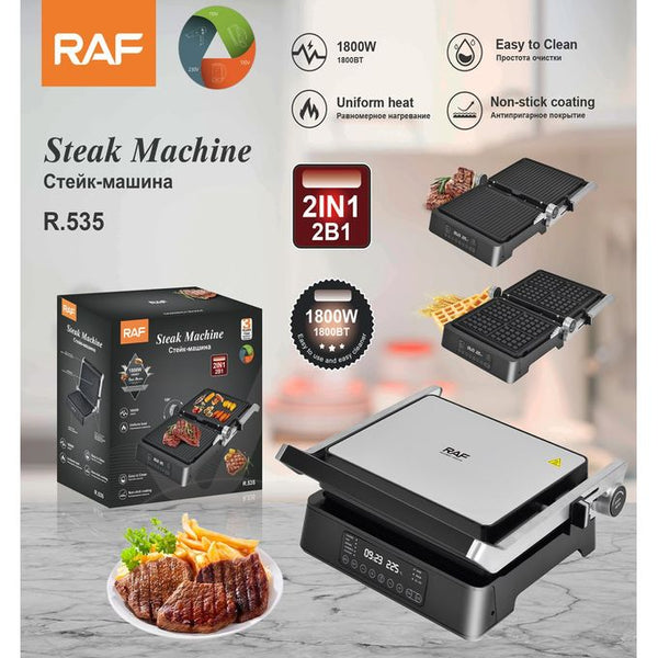 RAF استيك جريل ووافل ميكر – 1800 وات – R.535