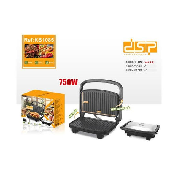جريل كهربائية DSP – طلاء غير لاصق – تحكم بالحرارة – موديل KB1085