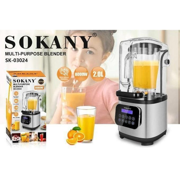 خلاط سوكاني ديجيتال كاتم للصوت 800 وات ٢ لتر 03024-SK