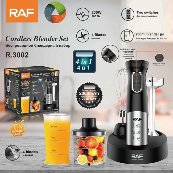 هاند بلندر 4×1 ستانلس 2000 وات – R.3002
