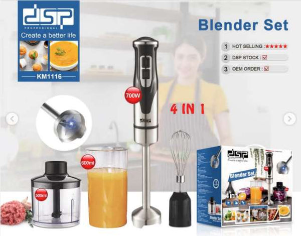 هاند بليندر 4 في 1 – 700 واط – موديل KM1116
