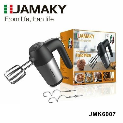 خلاط يدوي مضرب بيض جاماكي – 350 واط – JMK6007 – من الفولاذ المقاوم للصدأ