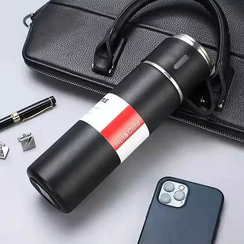 ترمس حراري مع 3 أكواب