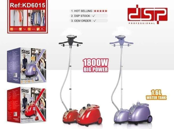مكواة بخار عمودية 1800 واط – 10 إعدادات – خزان 1.6 لتر – DSP موديل 6015KD