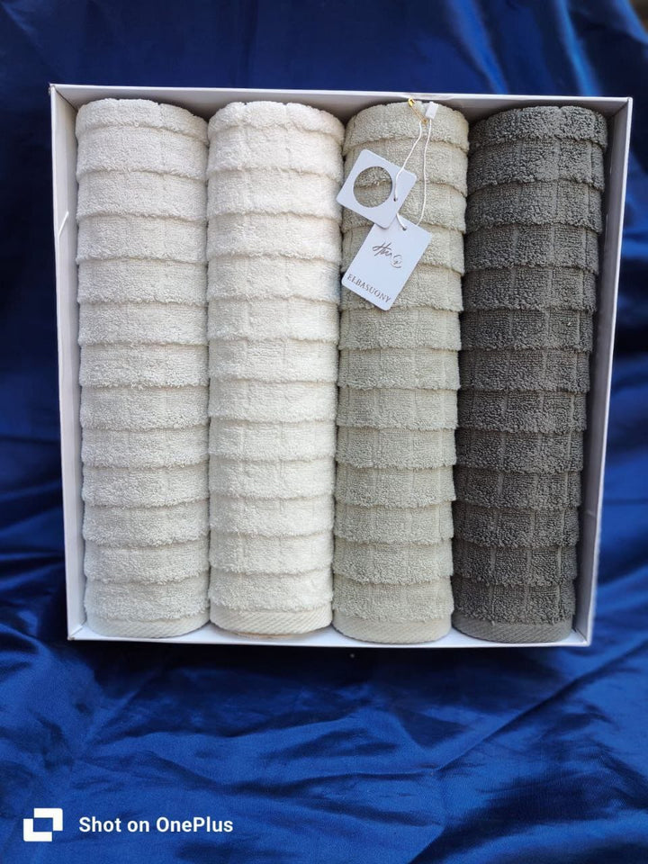 طقم فوط  قطن مصري