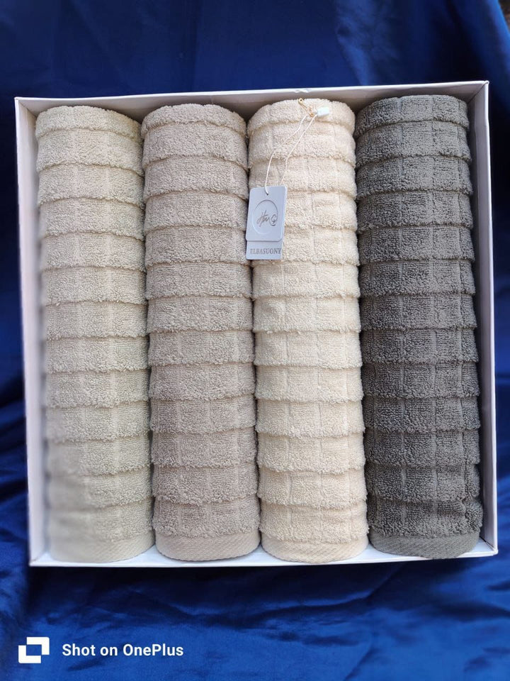 طقم فوط  قطن مصري