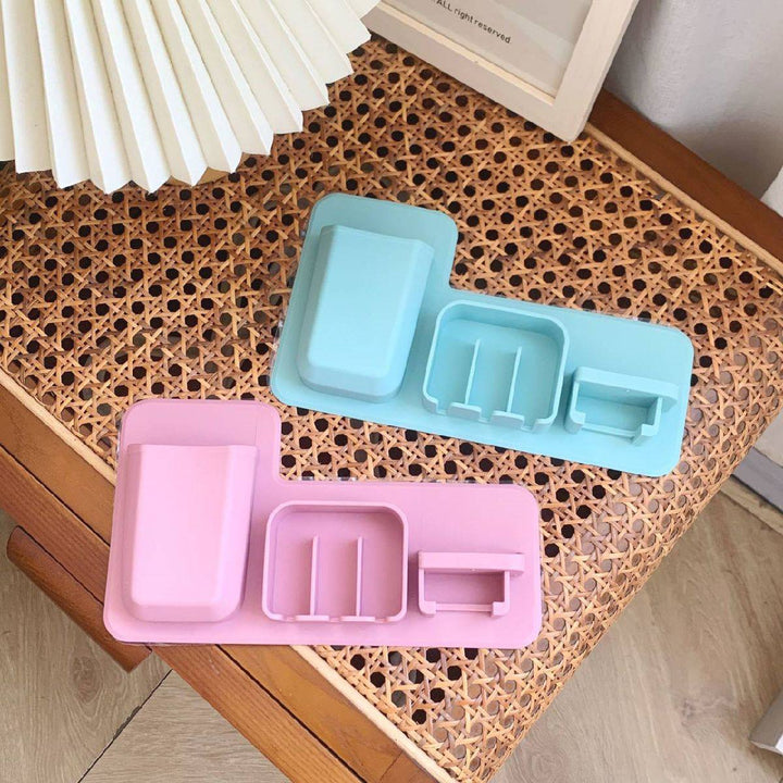 حامل ومنظم فرش الأسنان والميكب