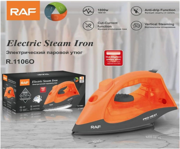 مكواة بخار ملابس RAF 1800W - R.1106.O