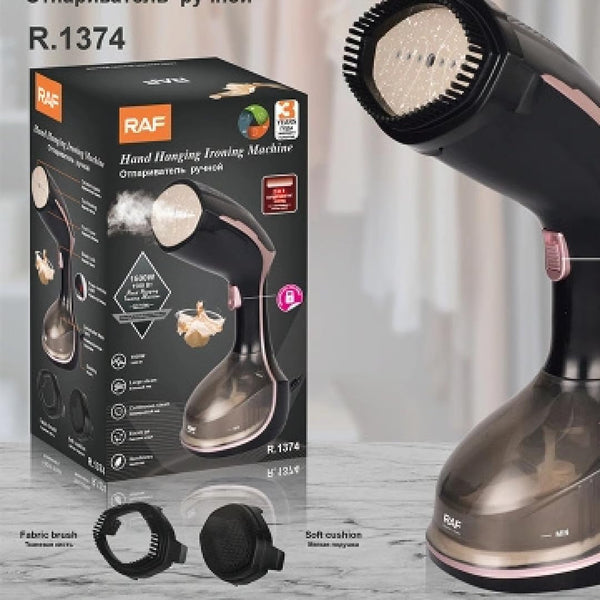 مكواة بخار محمولة للملابس والستائر RAF 1500W - 1374.R