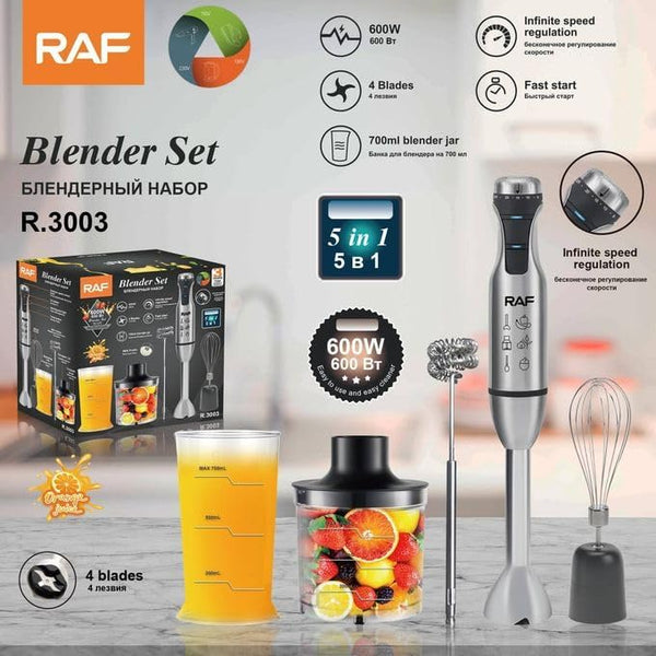 هاند بلندر 5×1 ستانلس 600 وات – R.3003