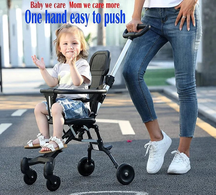 cOOva Pocket Stroller for Travel Stroller for Airplane- Portable Compact Airport Stroller - Small Stroller for Toddler Travel - All Terrain Stroller for Toddler Stroller for Upto 65 Lbs.