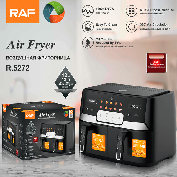قلاية هوائية ديجتال – RAF – درج مزدوج 9 لتر R.5272