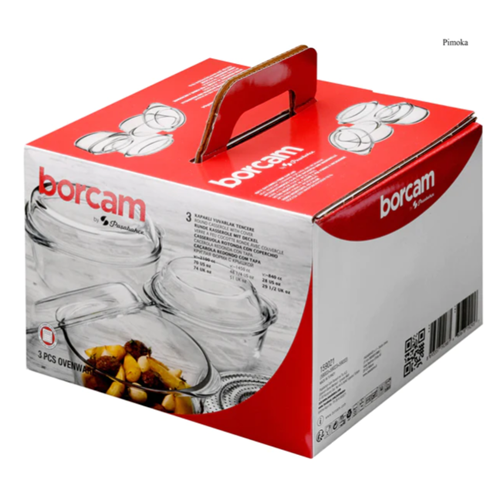 طقم كسرولة 3 قطع Borcam