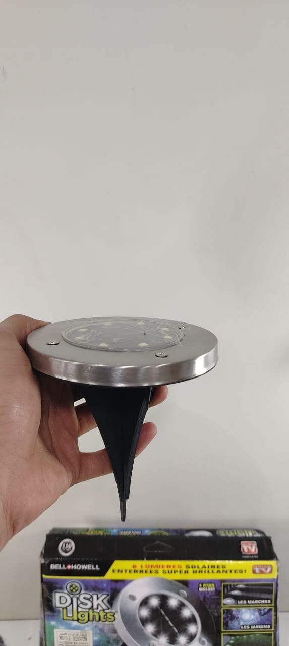 مصباح أرضي ليد يعمل بالطاقة الشمسية ٤ قطع