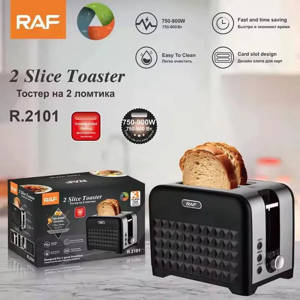 توستر كهربائي – RAF – استنلس ستيل – 930 وات – R.2101