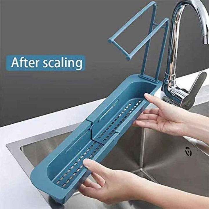 حامل لحوض المطبخ للفوط و ليف التنظيف 