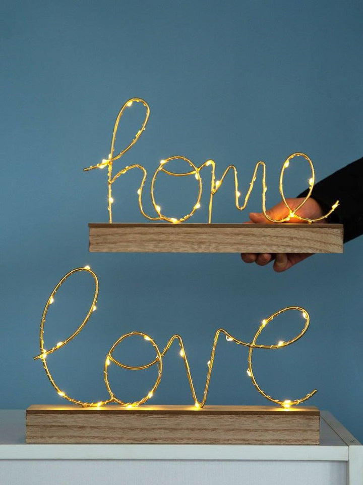 🏷️ إضاءة ديكور HOME &amp; LOVE – لمسة رومانسية وديكورية ساحرة ✨💡