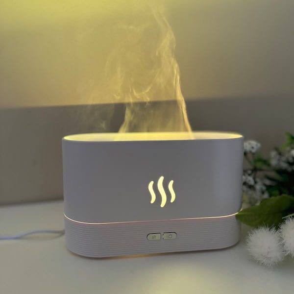فواحة أحجار الهملايا – ديكور عطري بشكل بركاني أنيق | متوفرة باللون الأبيض والأسود 🌋✨