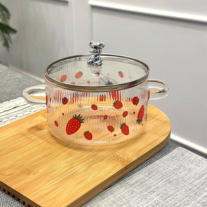 🍲 Glass Cooking Pan – أناقة وشفافية في مطبخك