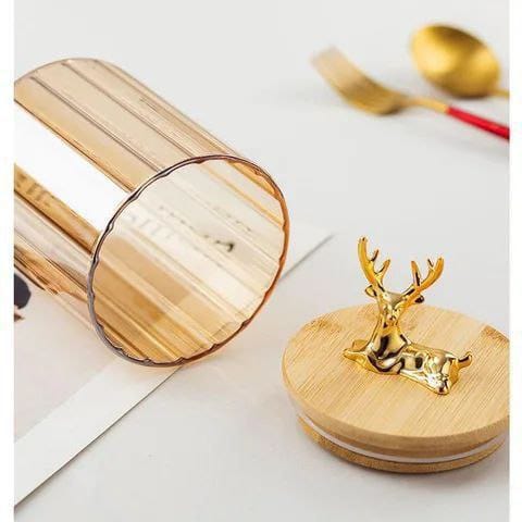 برطمان الغزالة الزجاج الأصلي 🦌
