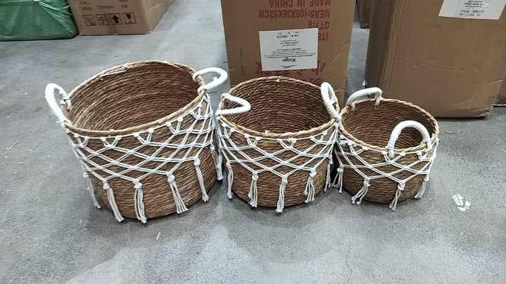 طقم باسكت خوص 3 قطع