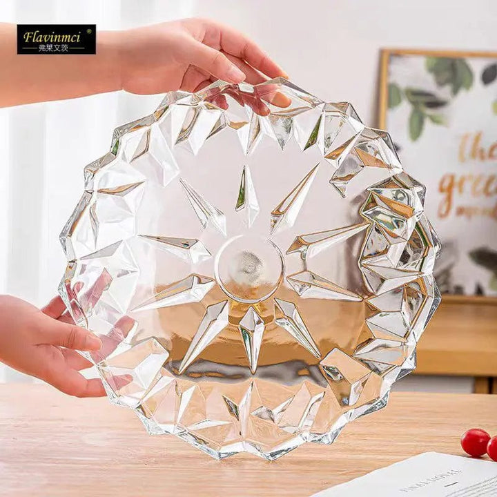 سرفيس تقديم كريستال نقي بجودة عالية – 30×30 سم