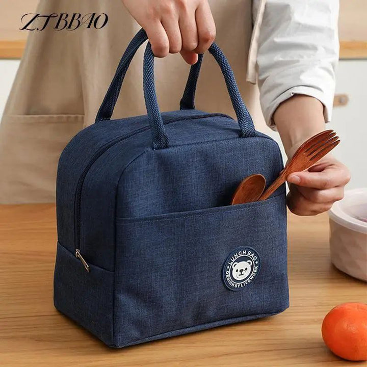 شنطة حرارية لحفظ الطعام – سخن أو بارد | مبطنة بعازل حراري ومناسبة للرحلات والسفر 🎒🍱