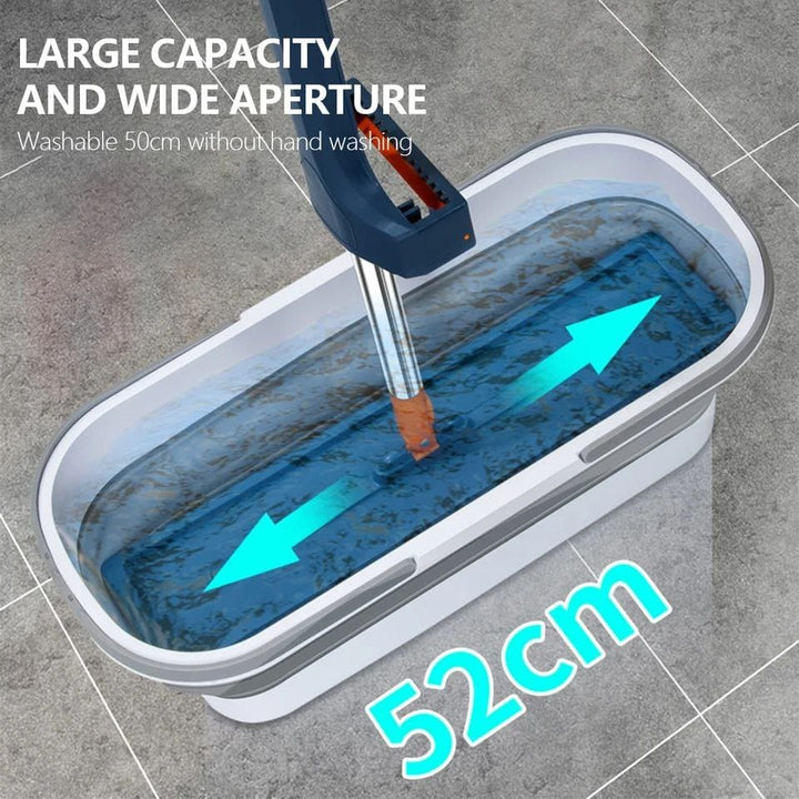 جردل سيليكون قابل للطي – تصميم مستطيل عملي بحجم 55×25 سم 🧼🪣