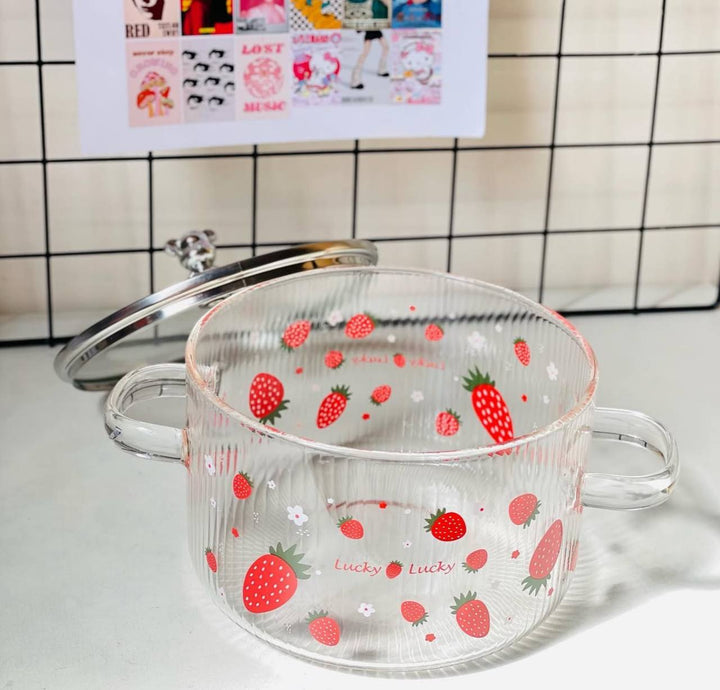 🍲 Glass Cooking Pan – أناقة وشفافية في مطبخك