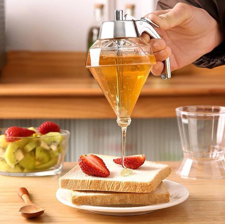 ديسبنسر عسل 🍯 – تصميم مبتكر للاستخدام النظيف والعملي
