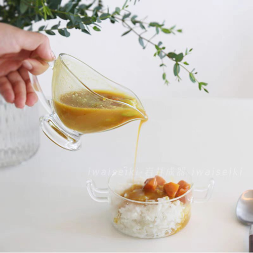 طقم 2 كوب زجاج للصوصات