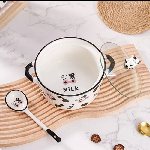 حلة بورسلين شكل cow🐮